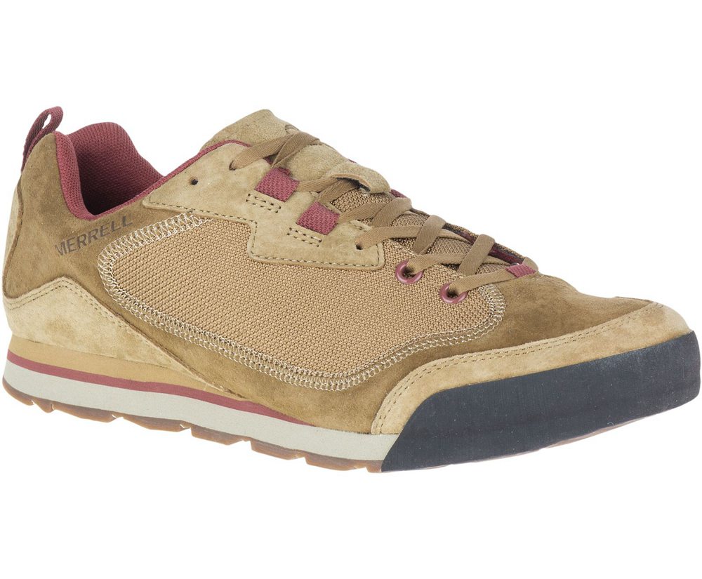 Merrell Sneakers Brown - Burnt Rock Travel Suede - Mens 43VFRMTAK